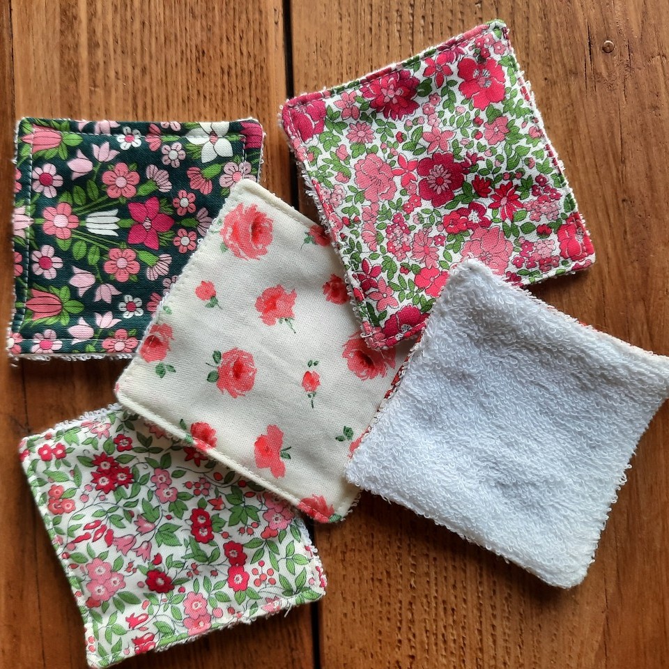 Easy FQ Project Reusable Face Wipes Tutorial Video Sew Scrumptious Fabrics